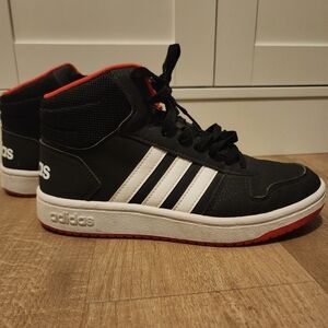 Adidas Black and Red Sneakers